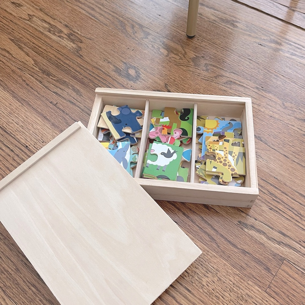 Melissa & Doug 3 in 1 Puzzles - Picture 1 of 4